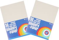 Haza A4 hobby papier - 100x vellen - kleur grijs - Knutselen met papier - Knutselpapier - Surprise materiaal