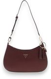 GUESS Noelle II Top Zip Shoulder Bag Burgundy
