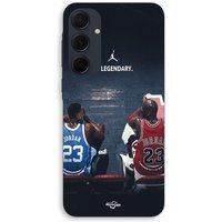 Maniacase Coque Pour Samsung galaxy A35 Young Jordan vs Old Jordan Be Legendary Basket