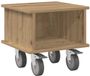 vidaXL meuble TV 37 x 35 x 35 cm chêne artisanal bois d'ingénierie