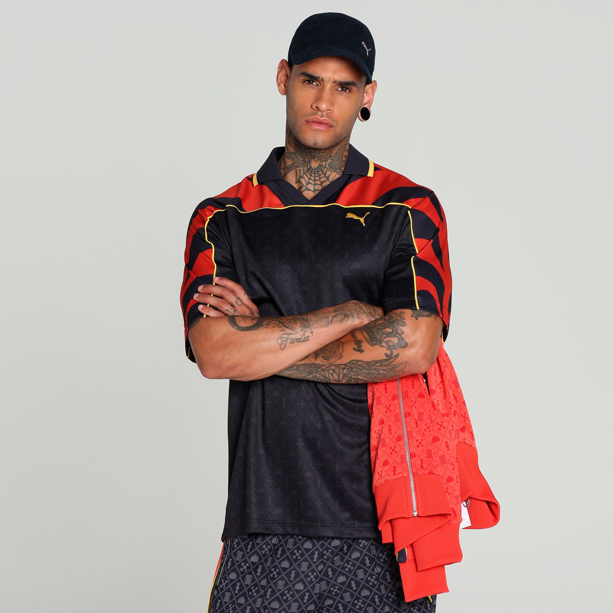 Road To Unity relaxed graphic football shirt, Blue, Size M | PUMA