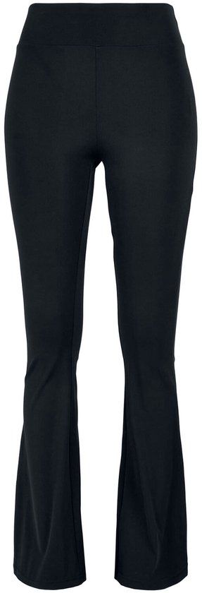 Urban Classics Recycled High-waist Flared Dames Legging - Zwart - 4XL