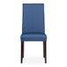 Eysa Luz Elastische stoelhoes met rugleuning, set van 2, blauw