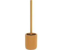 Tendance WC borstel met houder 101 series - mosterdgeel - geribbeld - Polyresin - 9 x 37 cm