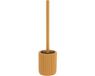Tendance WC borstel met houder 101 series - mosterdgeel - geribbeld - Polyresin - 9 x 37 cm