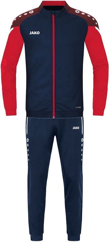 Jako Performance Polyesterpak Kinderen - Marine / Rood Maat 164