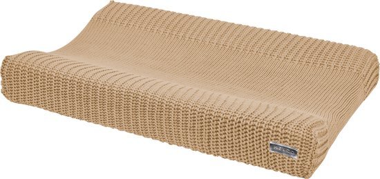 Meyco Baby Herringbone aankleedkussenhoes - warm sand - 50x70cm