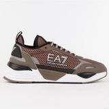 Emporio Armani Ace Runner Lage sneakers Mannen Bruin