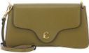 Coccinelle Leren schoudertas clutch C-Me Calf Hi-Tech Crossbody Bag Seagrass kaki