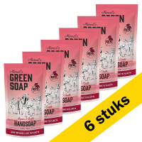 Marcels Green Soap Aanbieding: 6x handzeep navulling argan en oudh (500 ml)