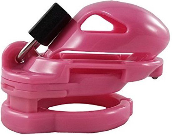 The Vice Kuisheidskooi Peniskooi Chastity Cage Roze Medium