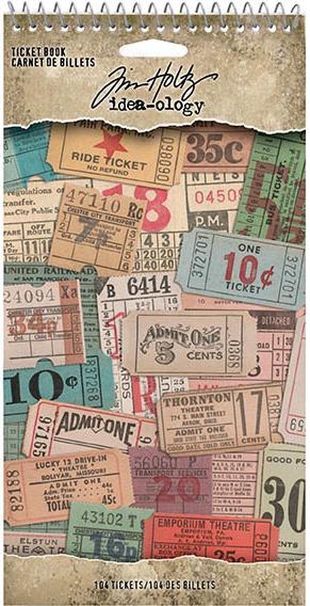 Tim Holtz - Advantus Ticketboek IDEA-OLO 335/PKG, One Size