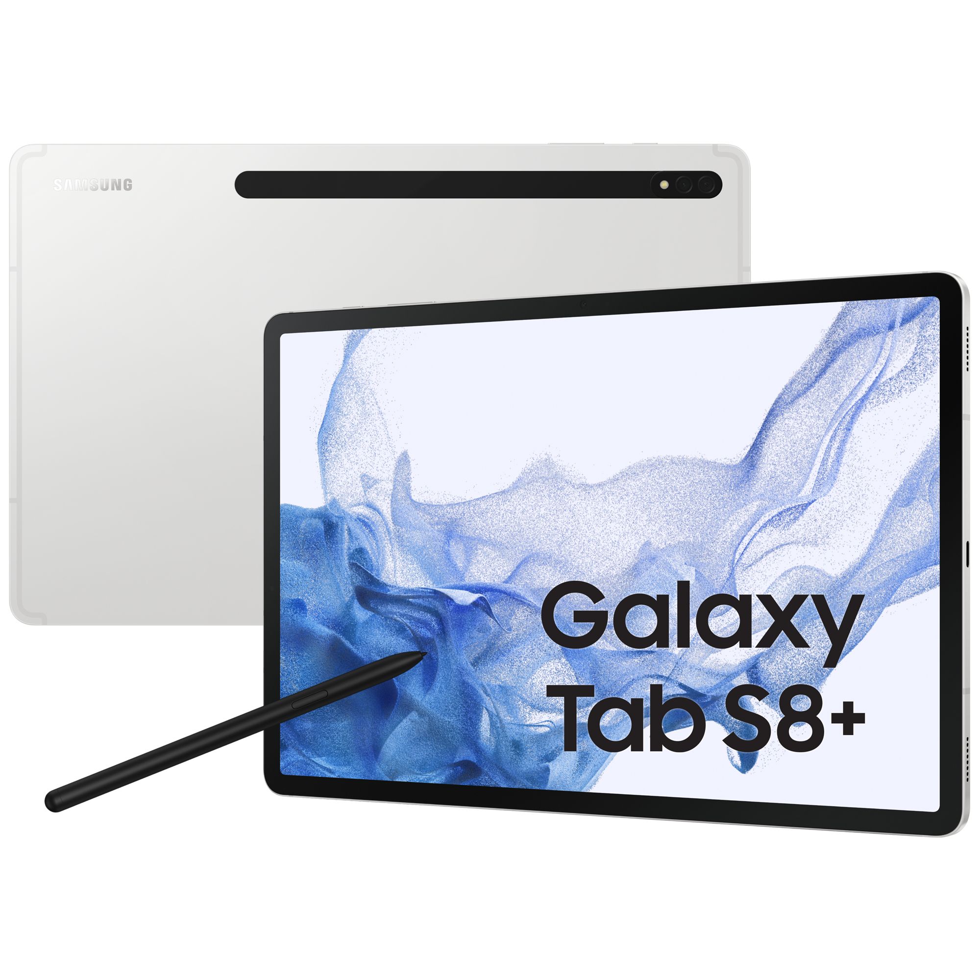 Samsung Galaxy Tab S8+ / WiFi 6 / 128GB / Zilver