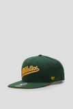 47 MLB Oakland Athletics No Shot Script Under Captain Pet Groen Man