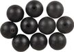 Rayher hobby materialen Mat zwarte houten kralen - 20mm - 8 stuks