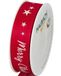 Halbach Seidenbänder Premium cadeaulint Kerstmis "Merry Christmas"