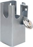 vidaXL Antivol de remorque - 11x11x23,5 cm - Acier - Argenté