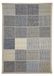 Tapis d'intérieur et d'extérieur, tissage plat, 160 x 230 cm, beige et bleu