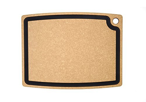 Epicurean Gourmet-serie Snijplank met sapgoot, 45,1 x 33 cm, natuur/leisteen