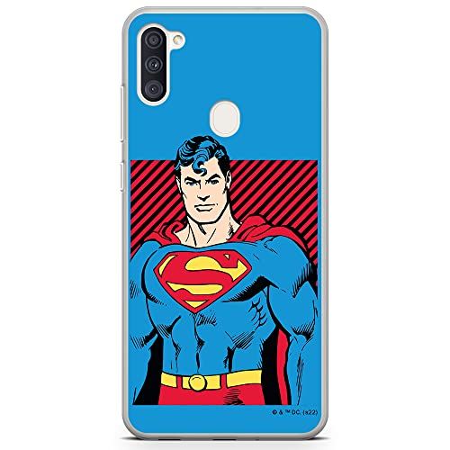 ERT GROUP mobiel telefoonhoesje voor Samsung A11 / M11 origineel en officieel erkend DC patroon Superman 029 optimaal aangepast aan de vorm van de mobiele telefoon, hoesje is gemaakt van TPU