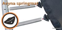Avyna Powerjumper Springmat - Zwart - 8717662613296