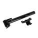 XLC Telescoop Alpha II Mini Fietspomp - PU-T01 - PVC - Zwart