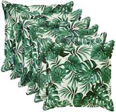 vidaXL - Kussensloop - 6 st - Houten Bladpatroon - 80 x 80 cm - Polyester