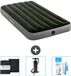 Intex Luchtbed - 1-Persoons - 99 x 191 x 25 cm - Groen - Inclusief Hoeslaken - Pomp en Reparatieset