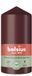 Bolsius Stompkaars Velvet Red Ø58 x 120 mm – 33 Branduren – 6 Stuks – Donkerrode Sfeerkaarsen