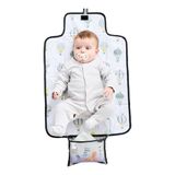 Polar Gear Babytas, aankleedkussen met heteluchtballonnen, BPA-vrij, met één zak, wasbaar, herbruikbaar en opvouwbaar