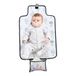 Polar Gear Babytas, aankleedkussen met heteluchtballonnen, BPA-vrij, met één zak, wasbaar, herbruikbaar en opvouwbaar