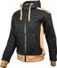 GMS Panda Sweat à capuche moto pour femme, noir/marron, taille 2XL
