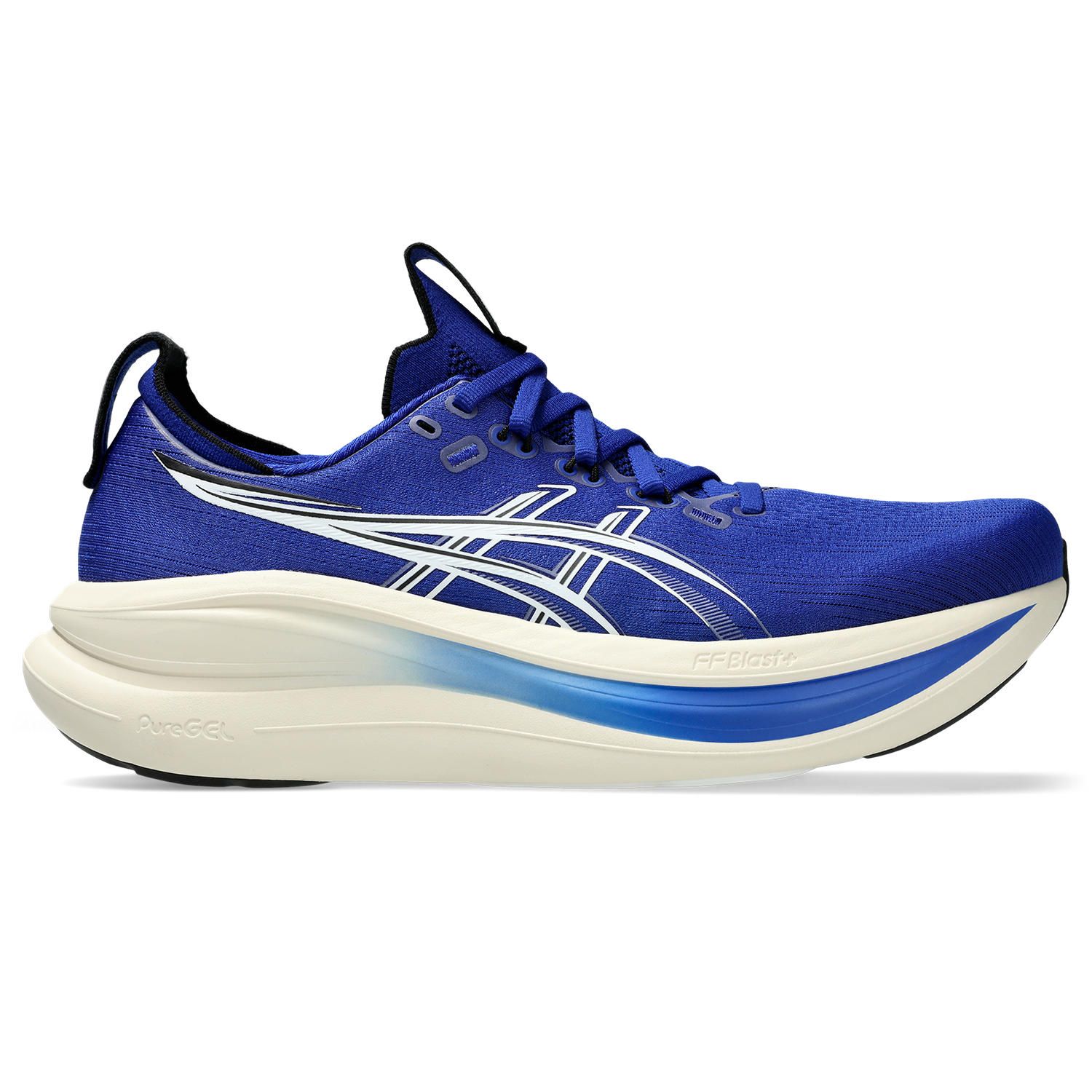 ASICS GEL-NIMBUS 28 Neutrale schoen Heren - blauw, beige, Maat 46