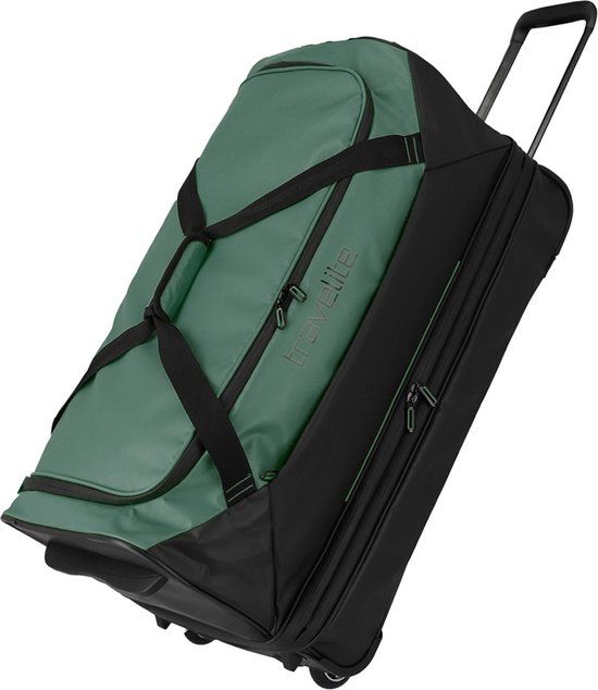 Travelite Basics Tarpaulin Wheeled Duffle Large 70 cm Exp Green