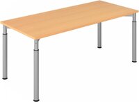 hjh OFFICE PRO Bureau - In Hoogte Verstelbaar - Meerkleurig - Yama 19 S - 180x80