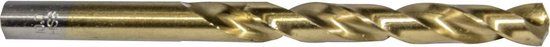 Heller 29295 5 HSS TiN Foret hélicoïdal pour métal 10 pièces 6 mm Longueur totale 93 mm Revêtement titane DIN 338 10 pièce(s)