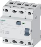 SIEMENS 5SV3 RCCB, 4-polig, 125A, 300mA type A 5SV3 230/400V