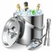 JL keuken - Seau à glace - 1,6 litre - Acier inoxydable