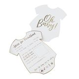 Ginger Ray Gold Foiled Baby Shower Advies voor de Ouders Kaarten 10 Pack