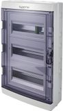 Sygonix SY-6696062 Kleine verdeelkast Opbouw (op muur) Aantal groepen: 36 Aantal rijen: 3 Inhoud: 1 stuk(s)