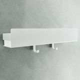 Designfabrik Hamburg Doucheplank zonder boren | Badkamerorganizer | Wit | 42 cm