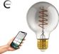 EGLO connect.z Smart LED Lamp - E27 - Ø 8 cm - Smoke - Rookglas - 2000K - Dimbaar - Zigbee