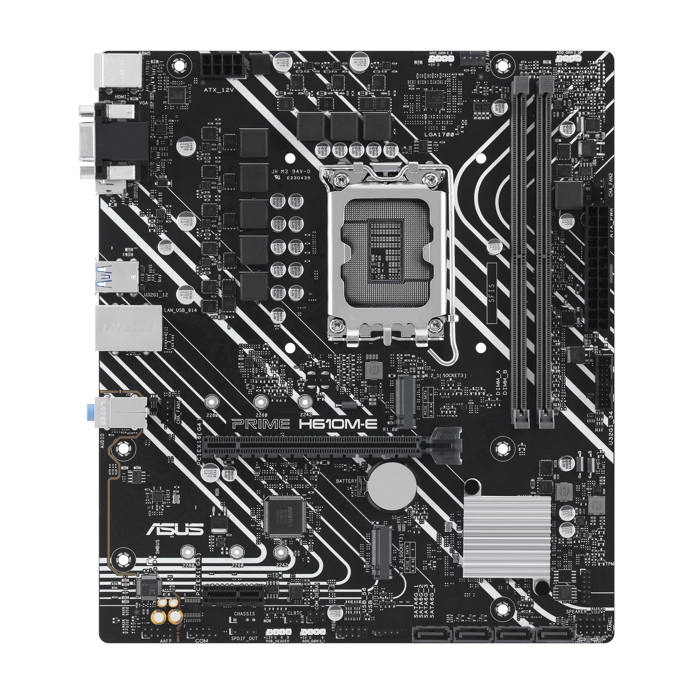 ASUS PRIME H610M-E-CSM - LGA 1700 Micro ATX Motherboard