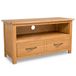 vidaXL Meuble TV 90x35x48 cm chêne massif
