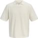 Jack & Jones Polo Jortyler Knit Ss Split Neck Polo Sn 12295227 Sea Salt Hommes Taille - S