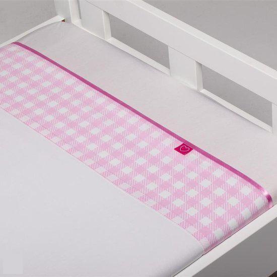 Briljant Bedmode Abby laken Pink - Ledikant 100x150 cm