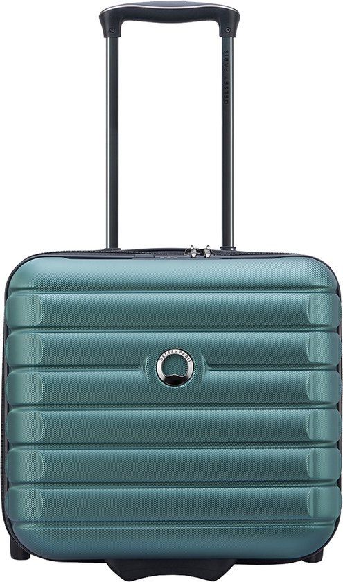 DELSEY PARIS Shadow 5.0 Expandable Underseater Trolley 37cm Green Petrol