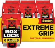 Scotch Box Lock verpakkingstape, 6 rollen met dispensers, 48 mm x 20,3 m