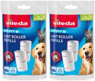 Vileda PetPro Kleefborstel Vervanging 2 x 29 bladen - 2 x 2 navullingen - Voordeelverpakking