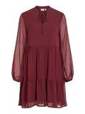 VILA VIFALIA L/S TIE V-NECK DRESS - Dames - Mini jurken